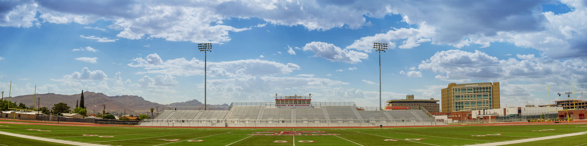 Jefferson High School Stadium architectural photography image 3 by Jordan Licon