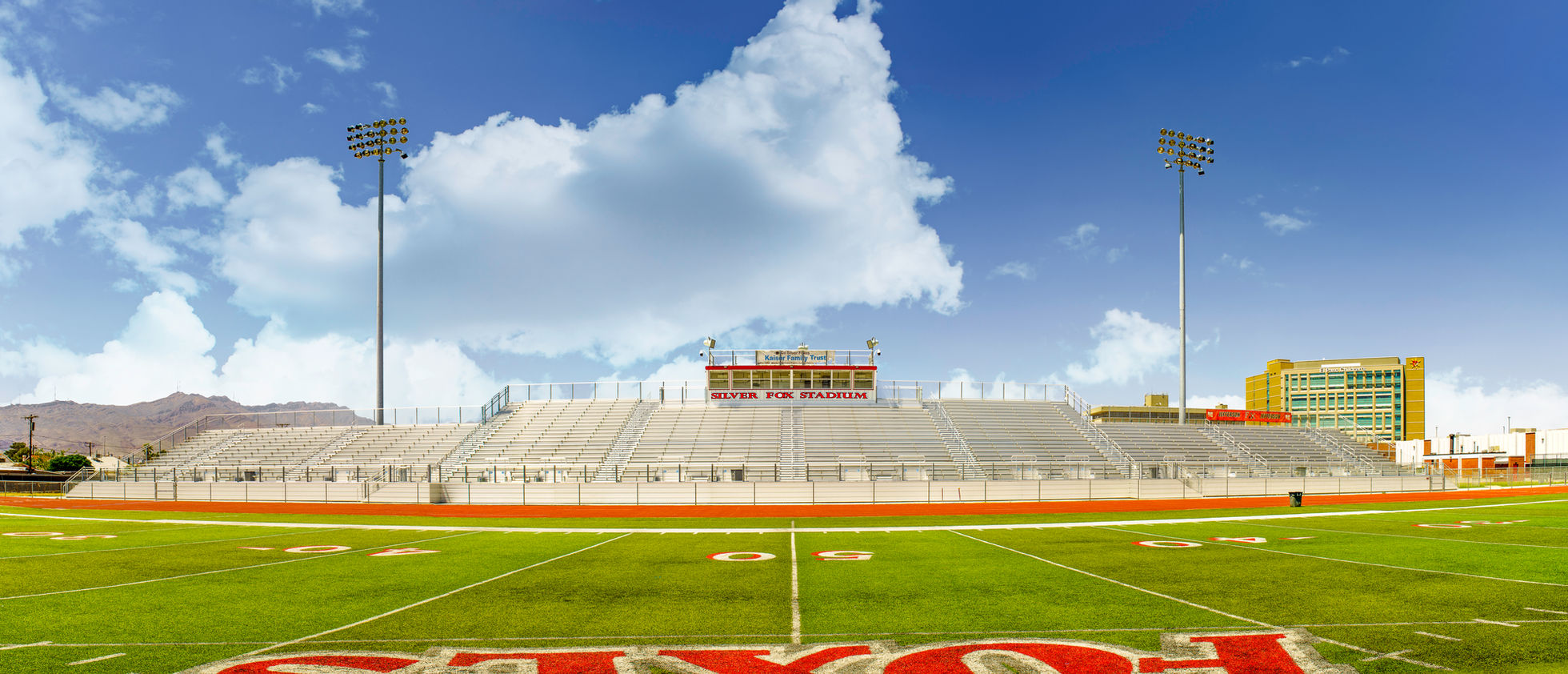 Jefferson High School Stadium architectural photography image 1 by Jordan Licon