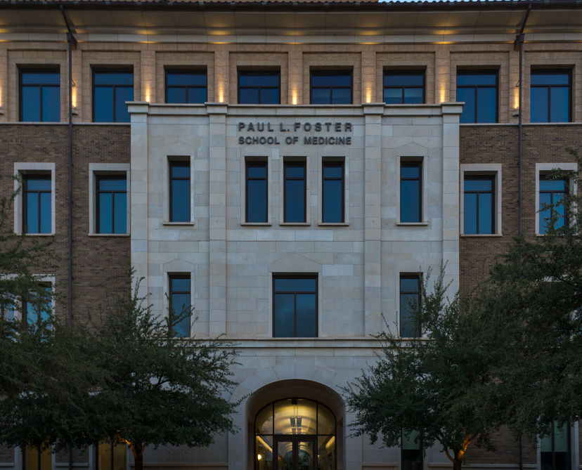 Paul L. Foster School of Medicine architectural photography image 2 by Jordan Licon