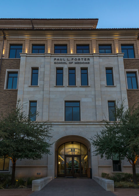 Paul L. Foster School of Medicine architectural photography image 3 by Jordan Licon