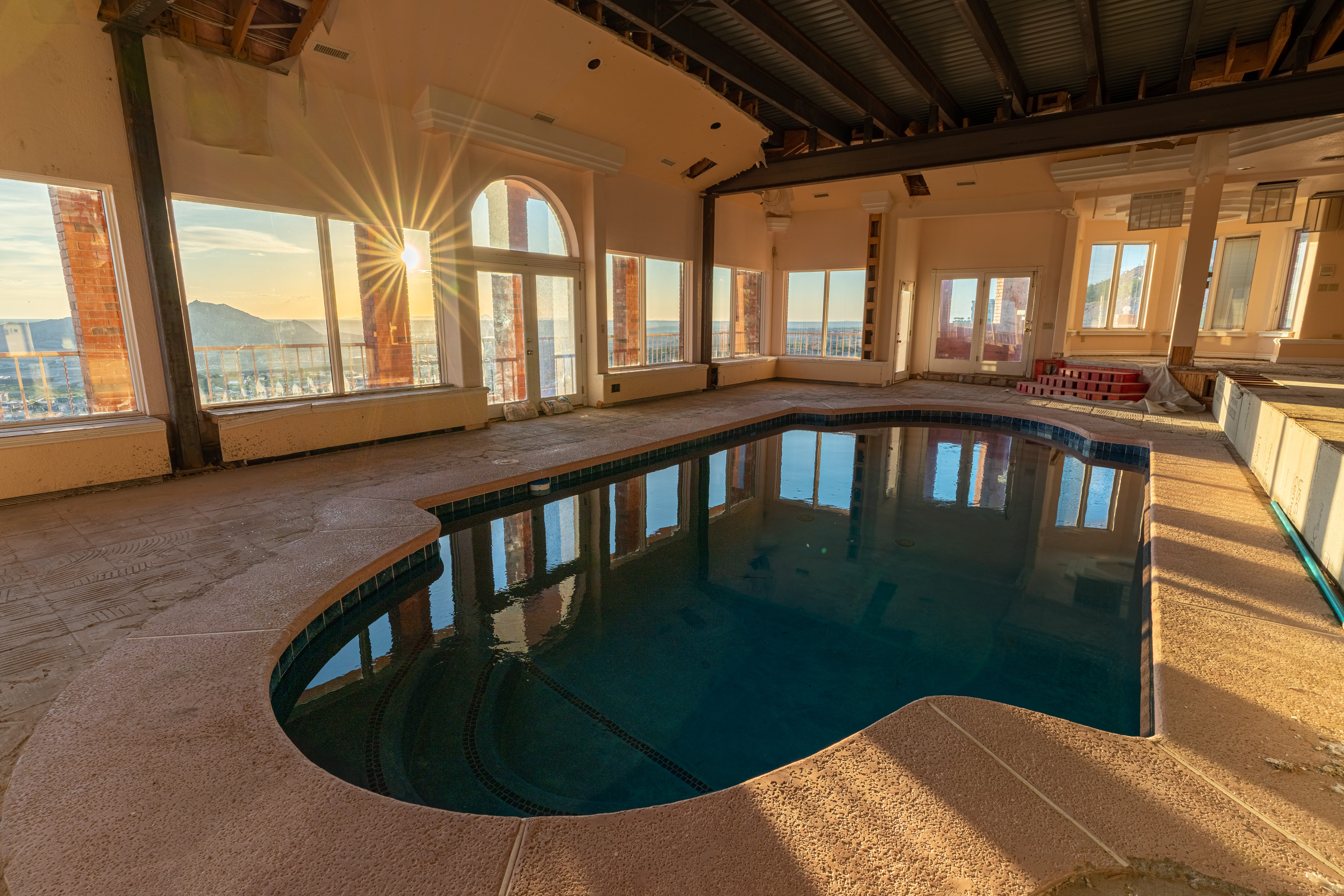 51 Sierra Crest indoor pool architectural photography image 2 by Jordan Licon