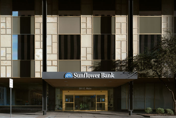 Sunflower Bank architectural photography image 2 by Jordan Licon
