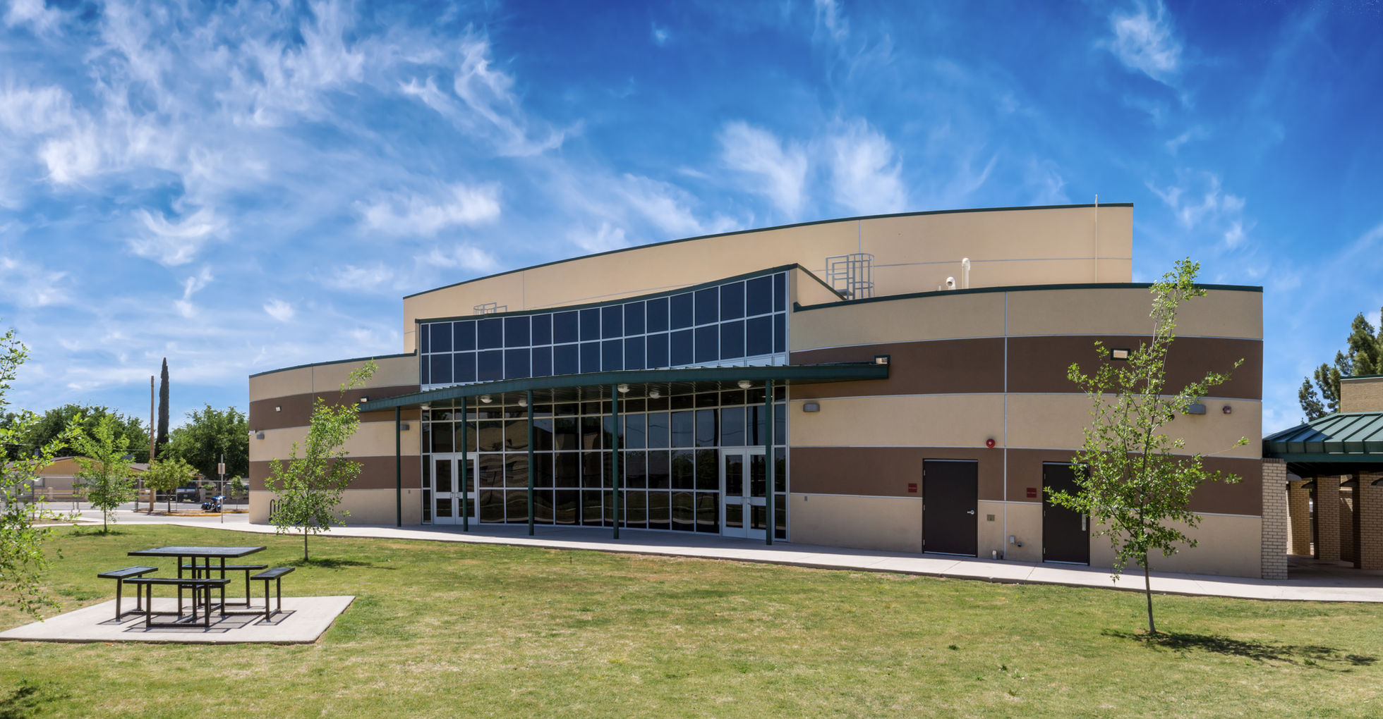 Rio Bravo Middle School architectural photography image 1 by Jordan Licon