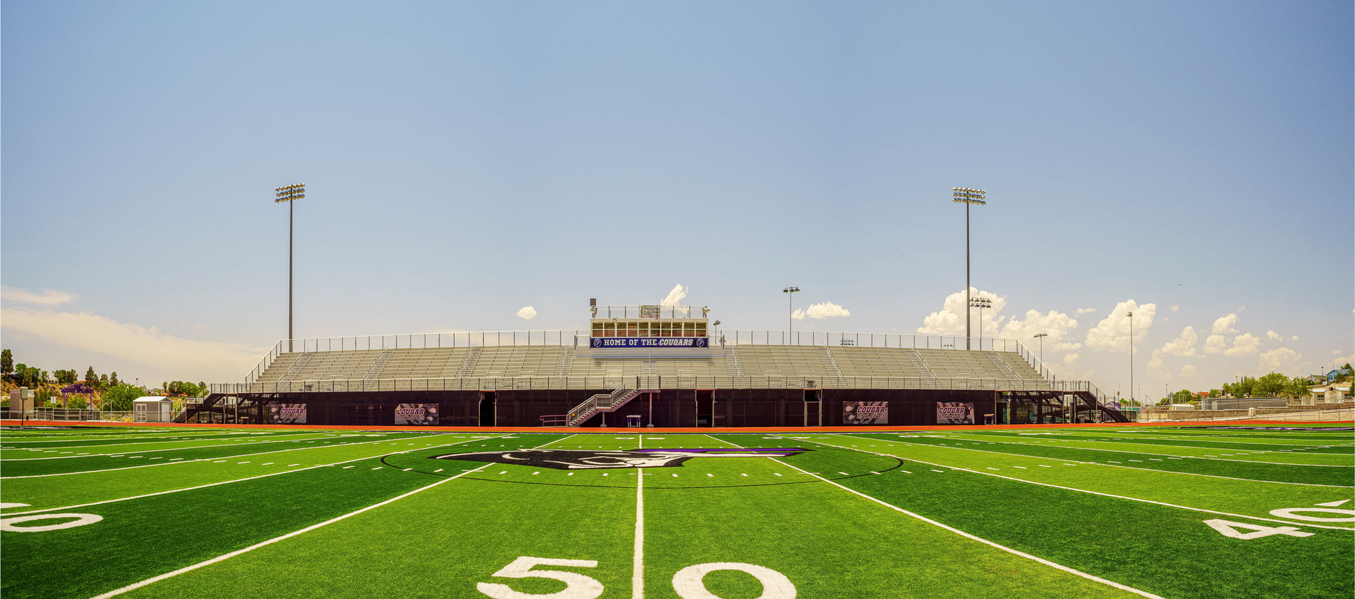 Franklin High School Stadium architectural photography image 1 by Jordan Licon