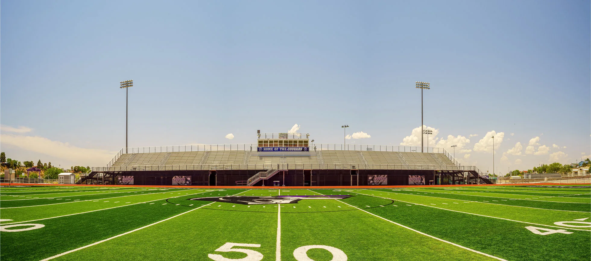 Franklin High School Stadium architectural photography image 1 by Jordan Licon