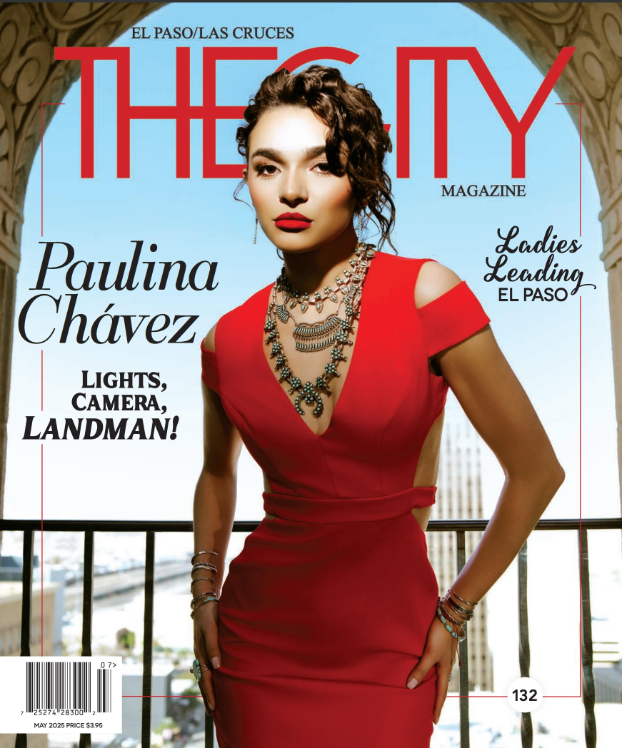 Magazine cover portrait of Paulina Chavez photographed by Jordan Licon