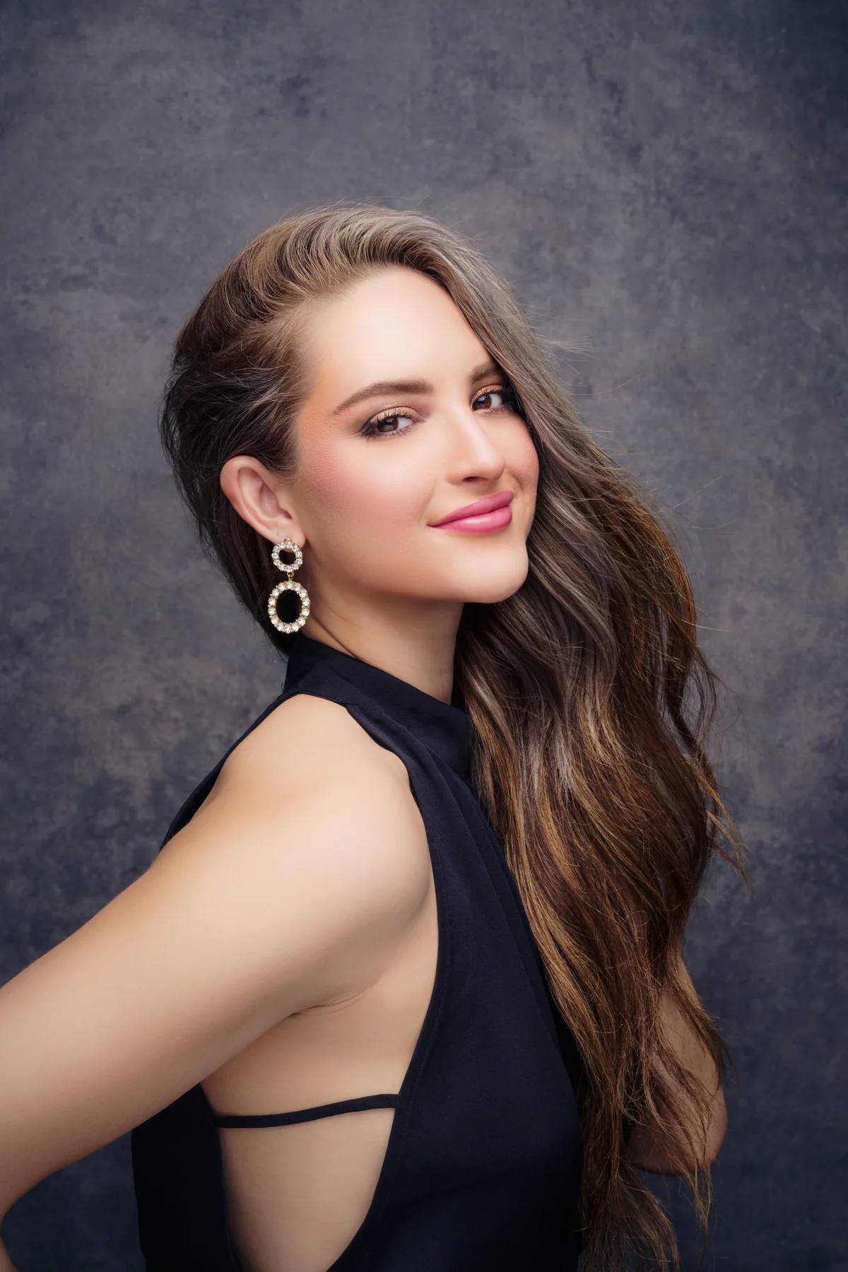 El Paso pageantry headshot portrait example 4 by Jordan Licon Photography